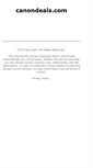 Mobile Screenshot of canondeals.com