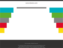 Tablet Screenshot of canondeals.com